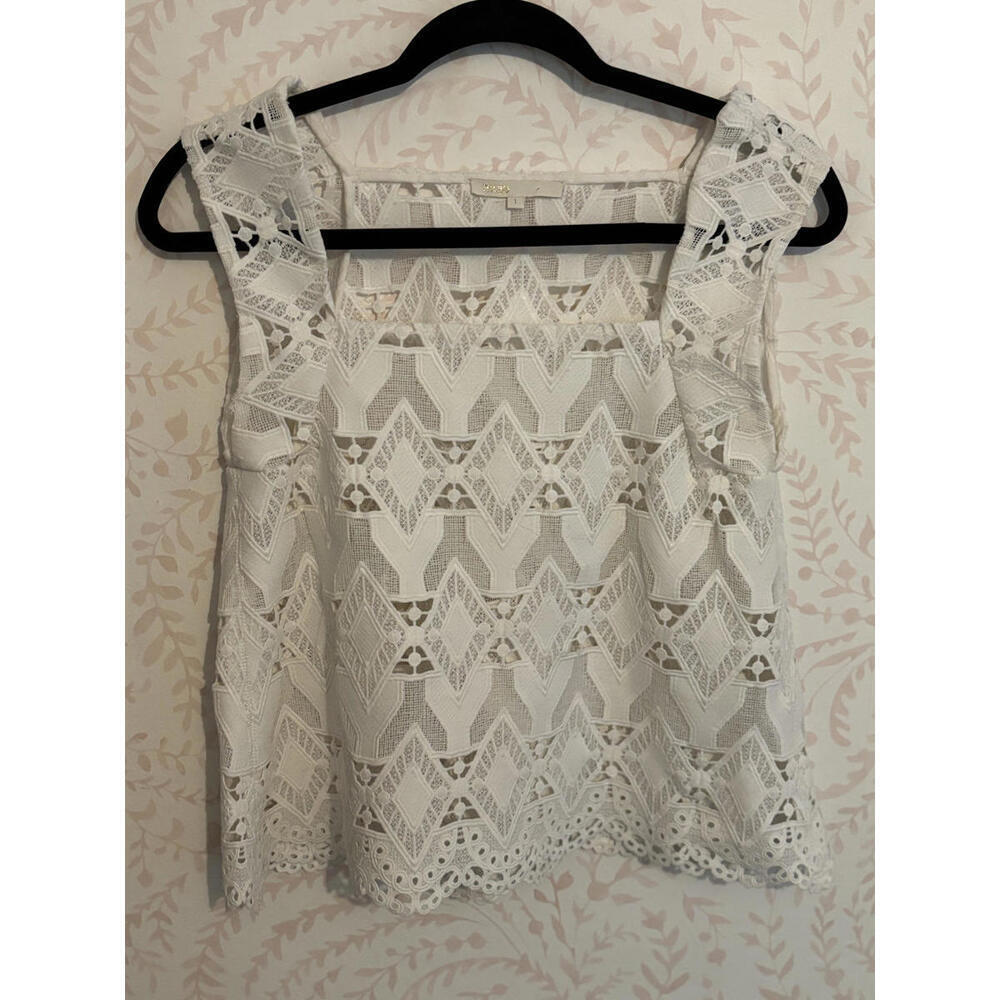 NOT FOR SALE! MaJE Lace Geometric Linda Top sz S - Picture 2 of 7
